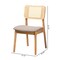 Baxton Studio Dannon Mid-Century Modern Grey Fabric and Ntural Oak Finished Wood 2-Piece Dining Chair Set 234-2PC-13292-ZORO - alternate 6